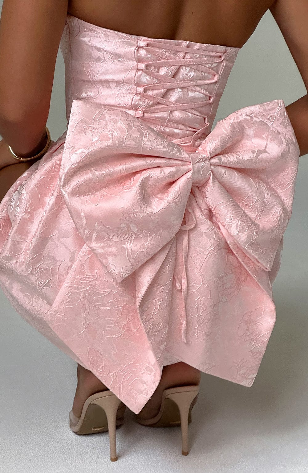 Elenora Mini Dress - Blush - Cinderella
