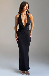Evangeline Maxi Dress - Black - Cinderella