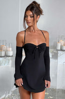 Fiona Mini Dress - Black - Cinderella
