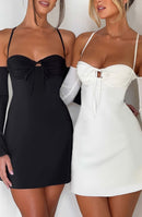 Fiona Mini Dress - Black - Cinderella