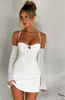 Fiona Mini Dress - Ivory - Cinderella