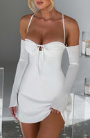 Fiona Mini Dress - Ivory - Cinderella