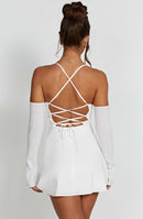 Fiona Mini Dress - Ivory - Cinderella