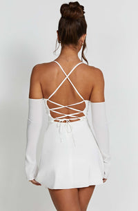 Fiona Mini Dress - Ivory - Cinderella