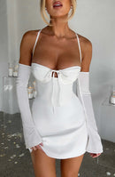 Fiona Mini Dress - Ivory - Cinderella