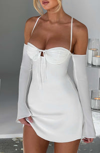 Fiona Mini Dress - Ivory - Cinderella