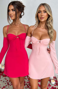 Fiona Mini Dress - Pink - Cinderella