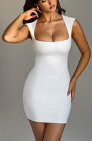 Frida Mini Dress - Ivory - Cinderella