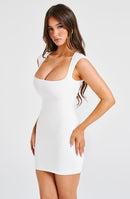 Frida Mini Dress - Ivory - Cinderella