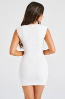 Frida Mini Dress - Ivory - Cinderella