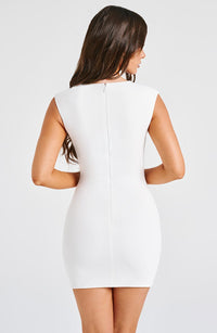 Frida Mini Dress - Ivory - Cinderella