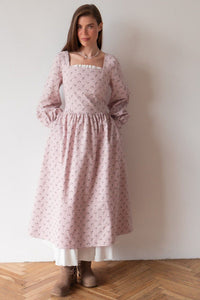 Grace Nursing & Maternity Dress – Dusty Rose Floral - Cinderella