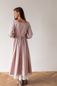 Grace Nursing & Maternity Dress – Dusty Rose Floral - Cinderella