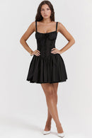 Jasmine Mini Dress - Black - Cinderella