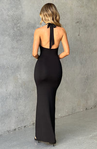 Jodie Maxi Dress - Jet Black - Cinderella