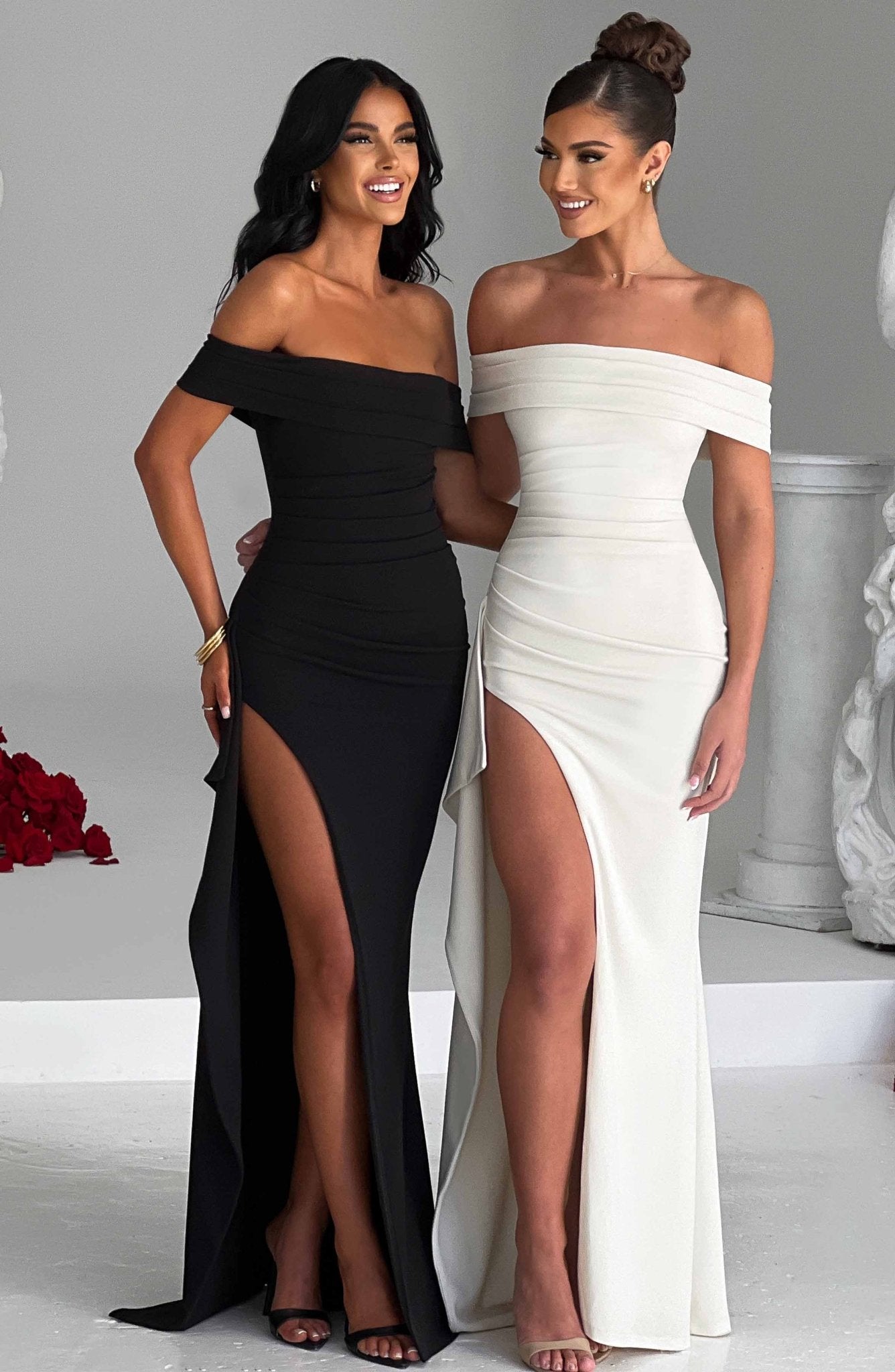 Josephine Maxi Dress - Ivory - Cinderella