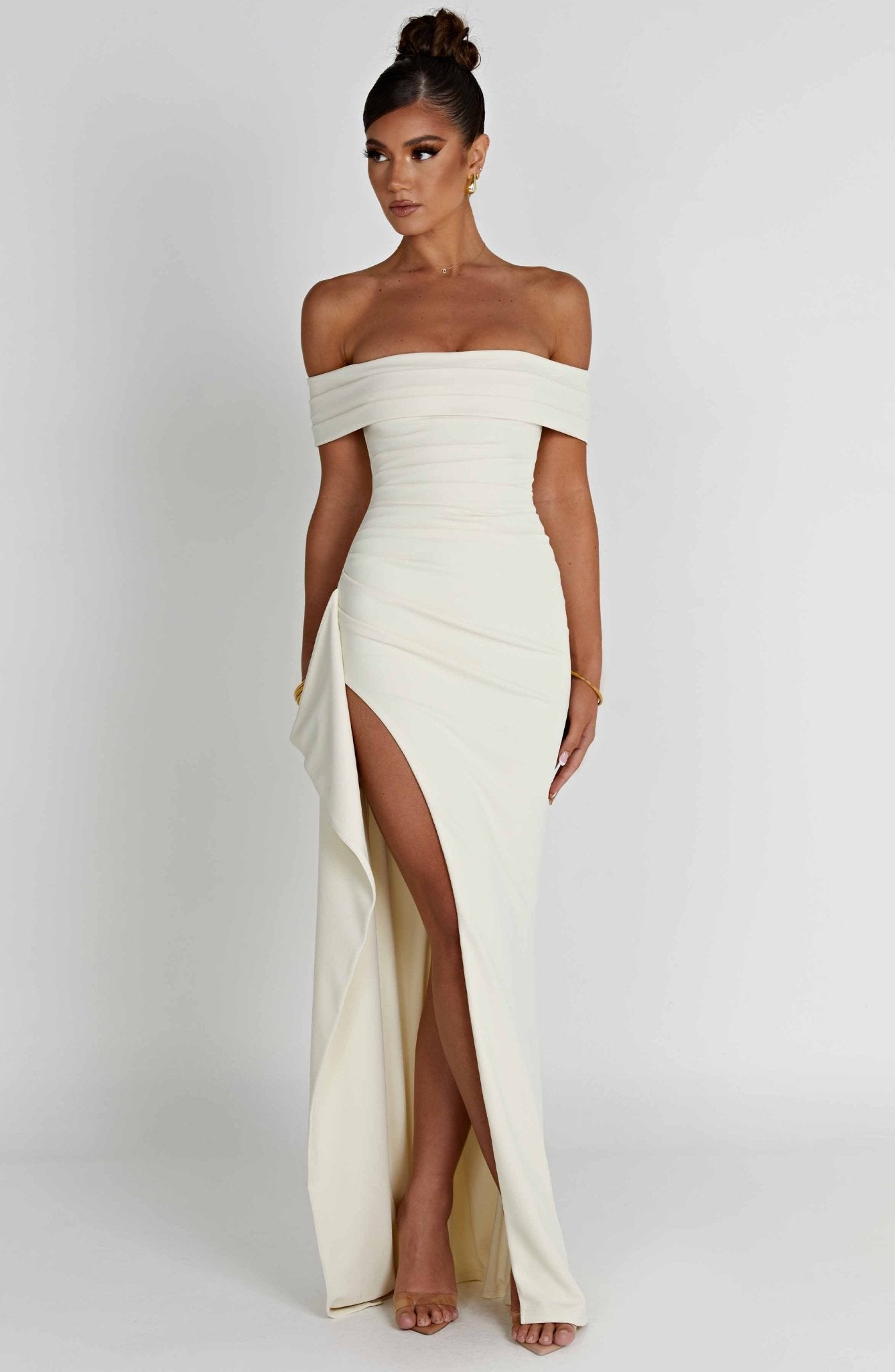 Josephine Maxi Dress - Ivory - Cinderella