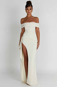 Josephine Maxi Dress - Ivory - Cinderella