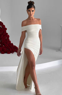 Josephine Maxi Dress - Ivory - Cinderella