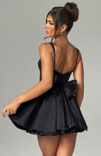 Josie Mini Dress - Black - Cinderella