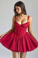 Josie Mini Dress - Red - Cinderella