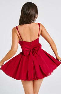 Josie Mini Dress - Red - Cinderella