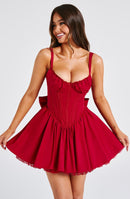 Josie Mini Dress - Red - Cinderella