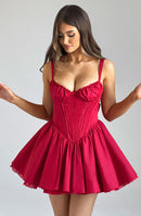 Josie Mini Dress - Red - Cinderella