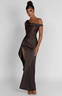 Juliette Maxi Dress - Charcoal - Cinderella