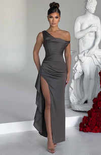 Juliette Maxi Dress - Charcoal - Cinderella