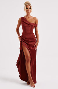 Juliette Maxi Dress - Rust - Cinderella