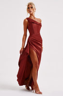 Juliette Maxi Dress - Rust - Cinderella