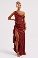 Juliette Maxi Dress - Rust - Cinderella