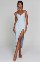 Kiara Midi Dress - Light Blue - Cinderella