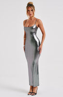 Kyrali Maxi Dress - Gunmetal - Cinderella