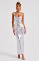 Kyrali Maxi Dress - Silver - Cinderella