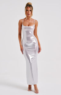 Kyrali Maxi Dress - Silver - Cinderella