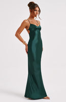 Layla Maxi Dress - Emerald - Cinderella