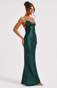 Layla Maxi Dress - Emerald - Cinderella