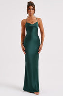 Layla Maxi Dress - Emerald - Cinderella
