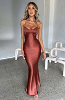 Layla Maxi Dress - Rust - Cinderella