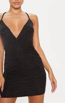 Lilly Mini Dress-Black - Cinderella
