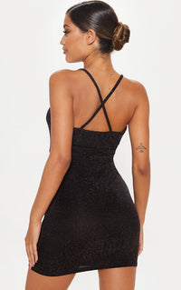 Lilly Mini Dress-Black - Cinderella
