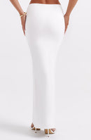 Luminous Breeze Maxi Skirt-White - Cinderella