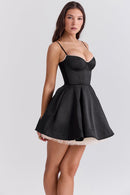 Madeline Ballerina Mini Dress - Black - Cinderella