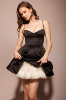 Madeline Ballerina Mini Dress - Black - Cinderella