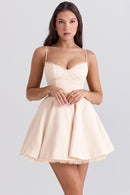 Madeline Ballerina Mini Dress - Vintage Cream - Cinderella