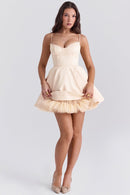 Madeline Ballerina Mini Dress - Vintage Cream - Cinderella