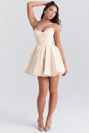 Madeline Ballerina Mini Dress - Vintage Cream - Cinderella