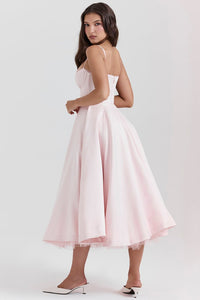 Madeline Midi Dress - Pink - Cinderella